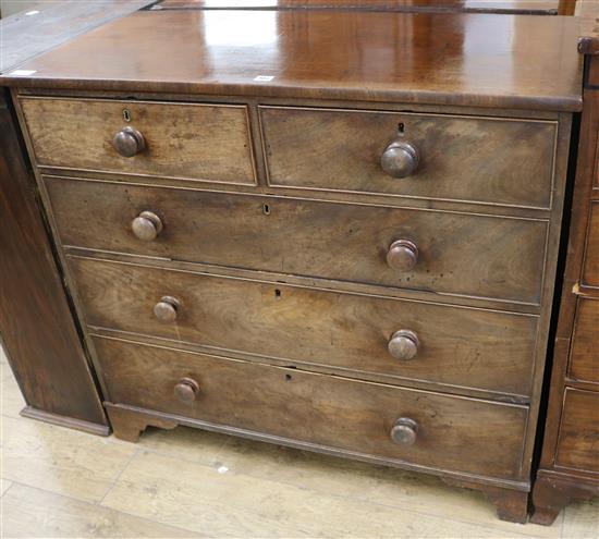 A Victorian mahogany chest W.109cm
